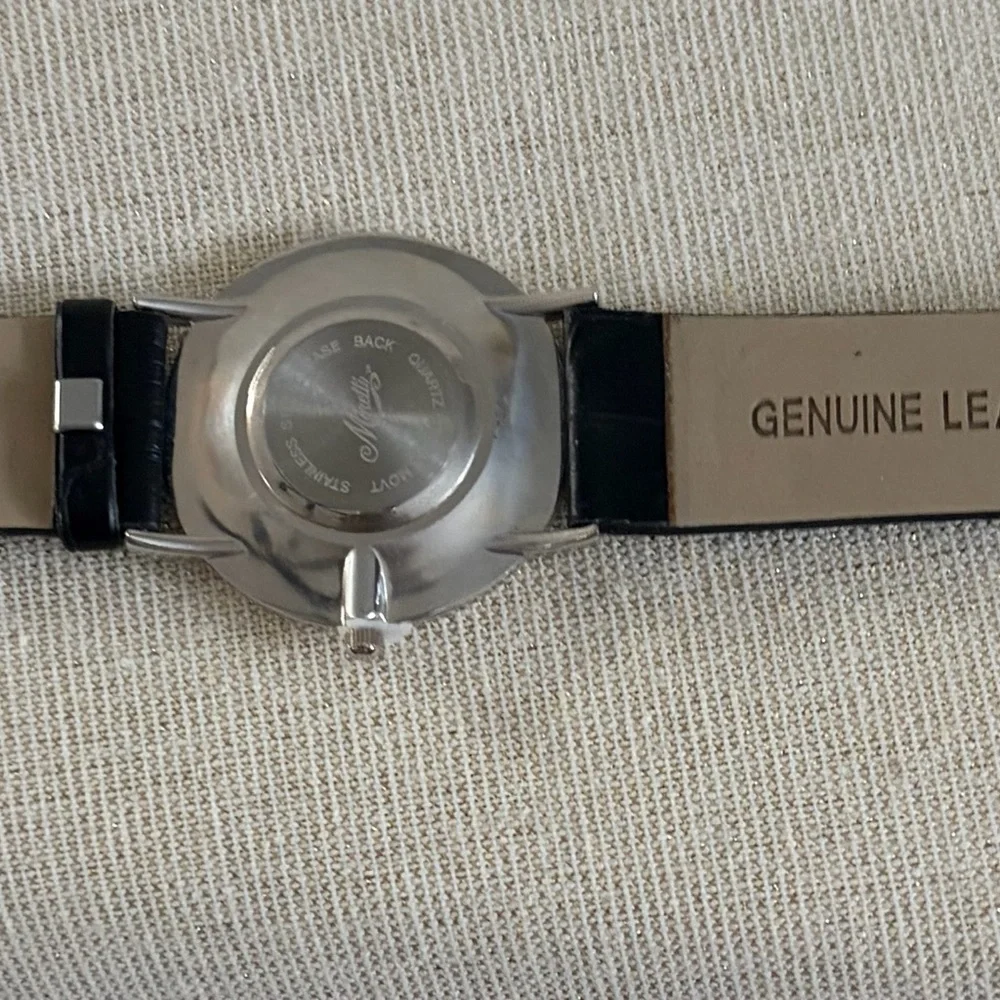 Moretti Silver Dial Quartz Watch  -  Works I just installed a new battery!